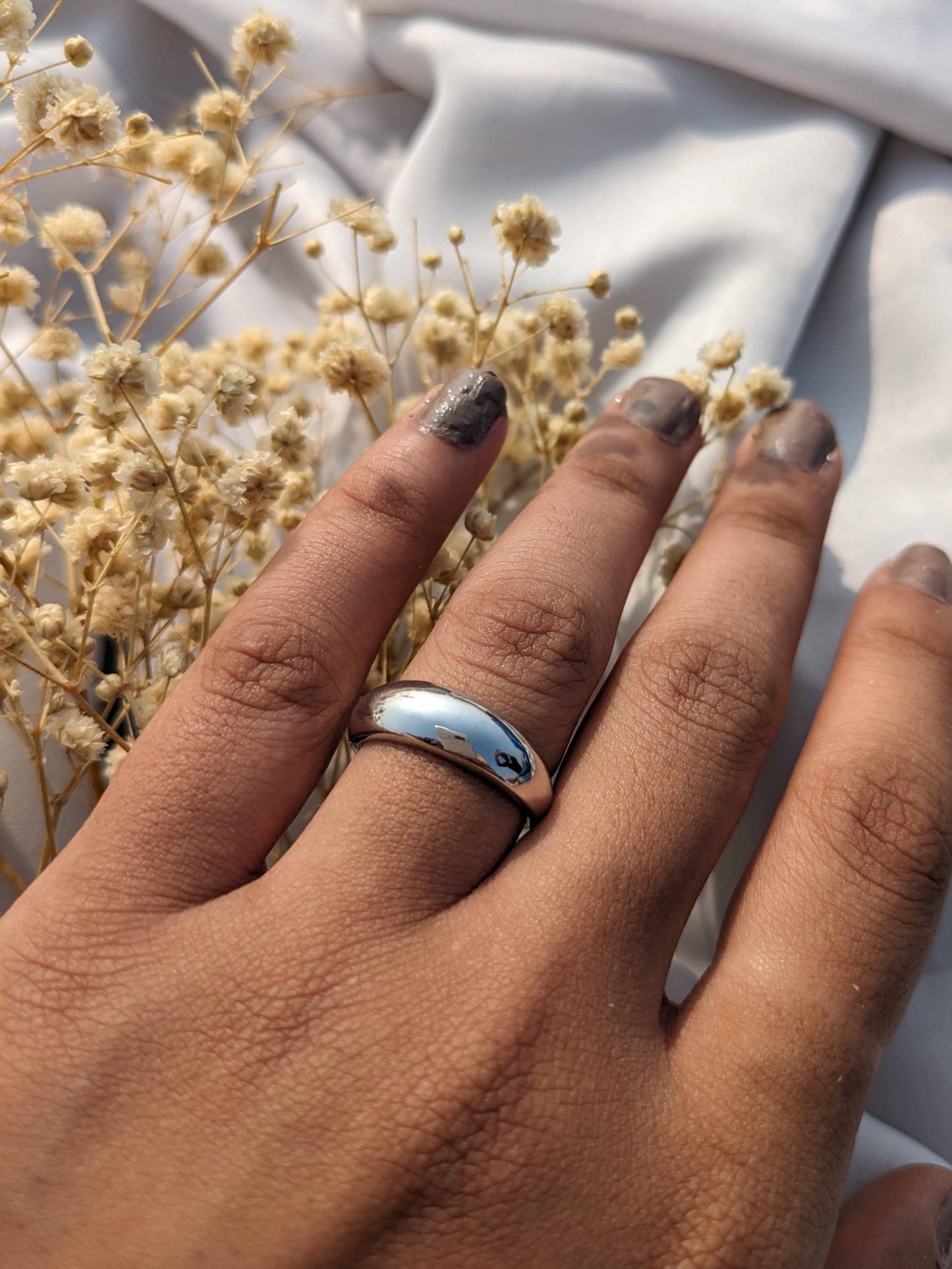 Olivia Silver Bold Ring