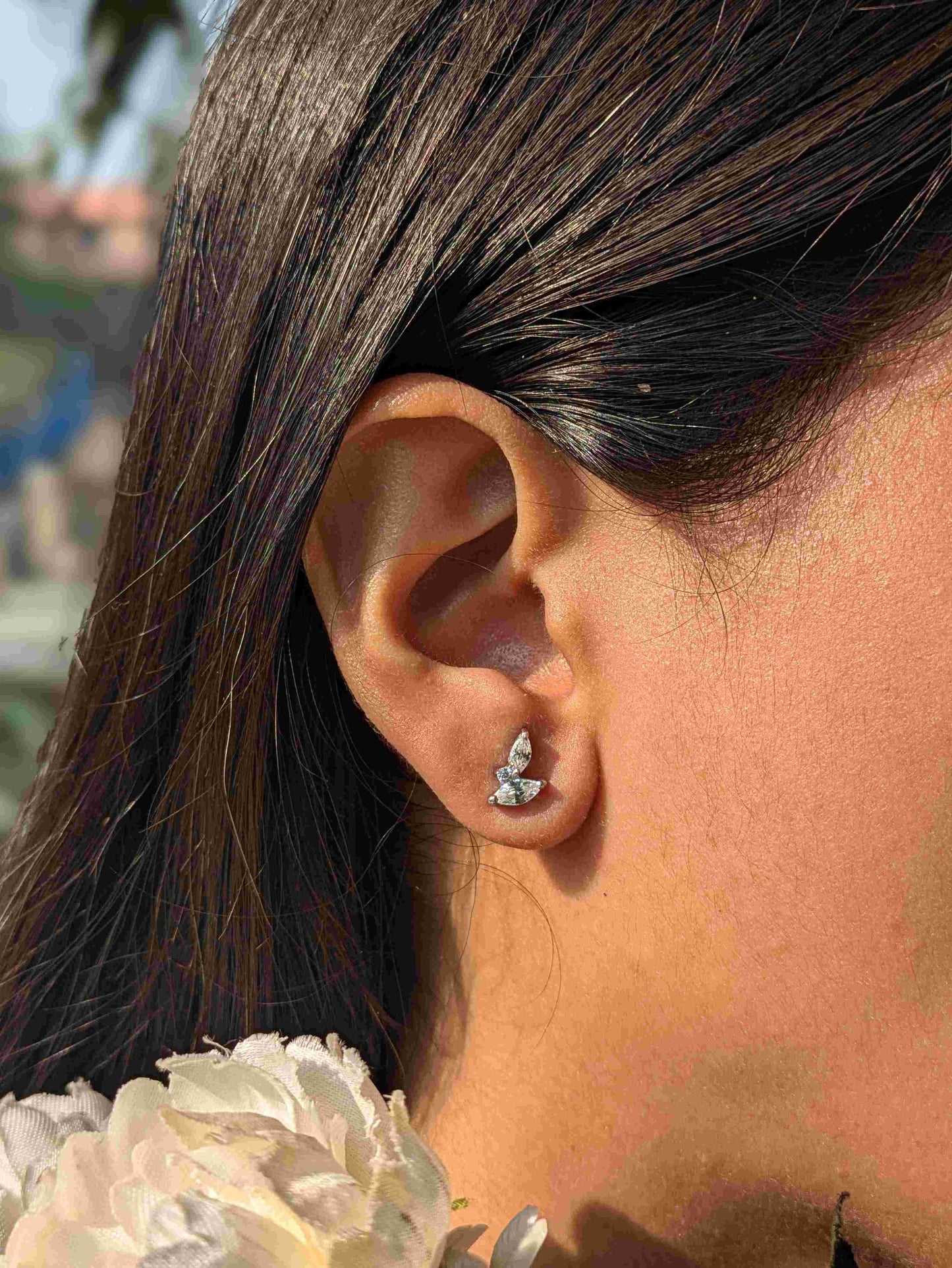 Dainty Birdie Silver Earring
