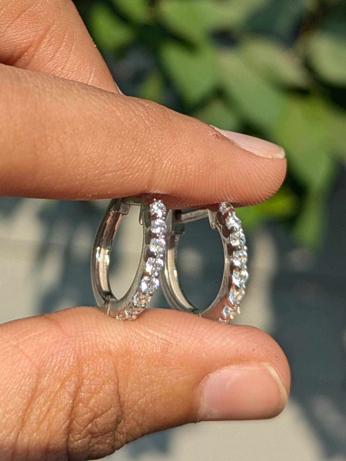 Classic Silver Hoop Earring