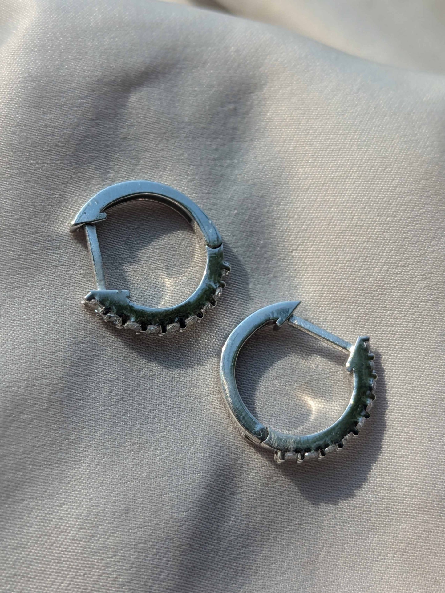 Classic Silver Hoop Earring
