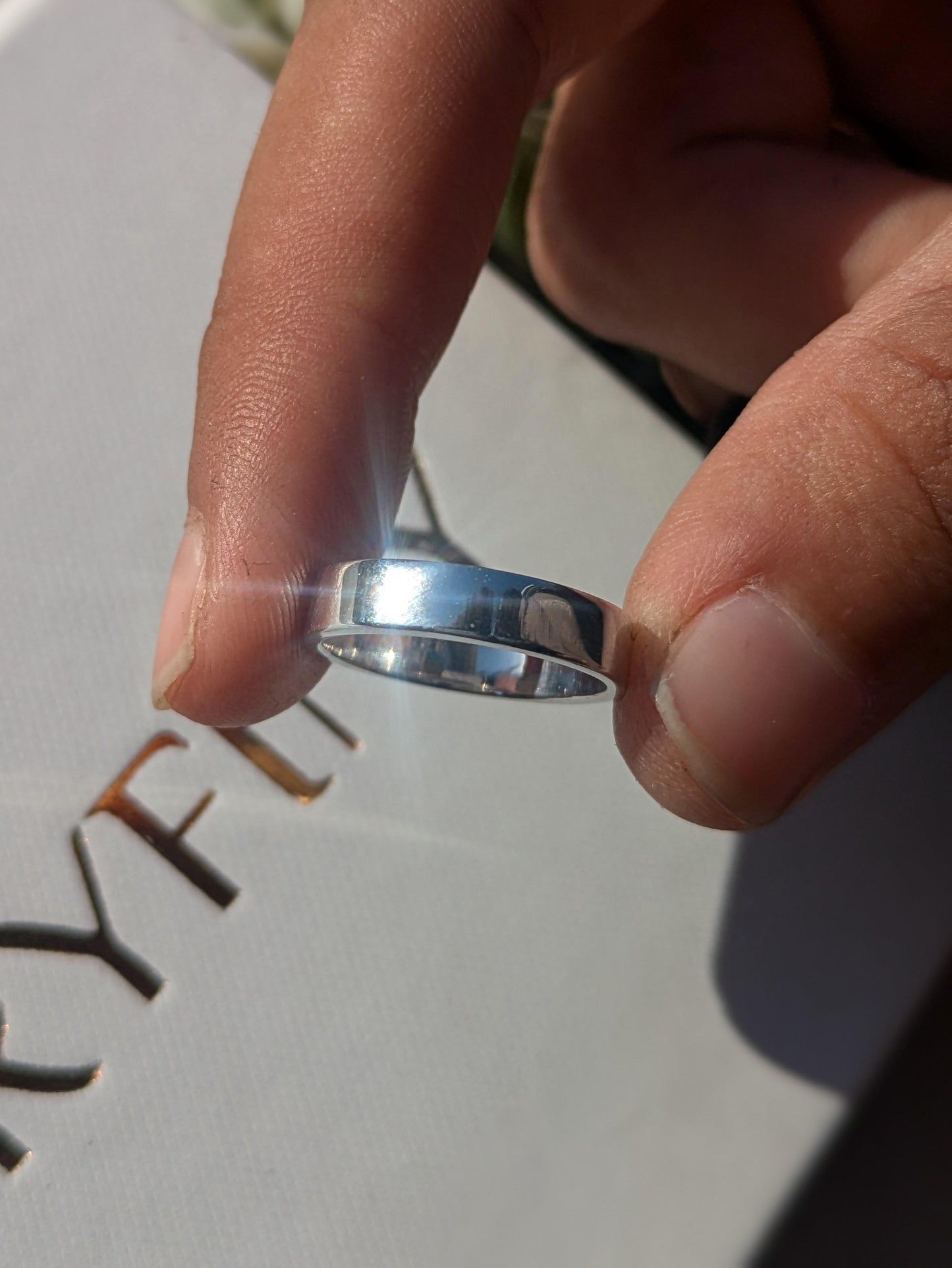 Classic 4 mm Thick Silver Band