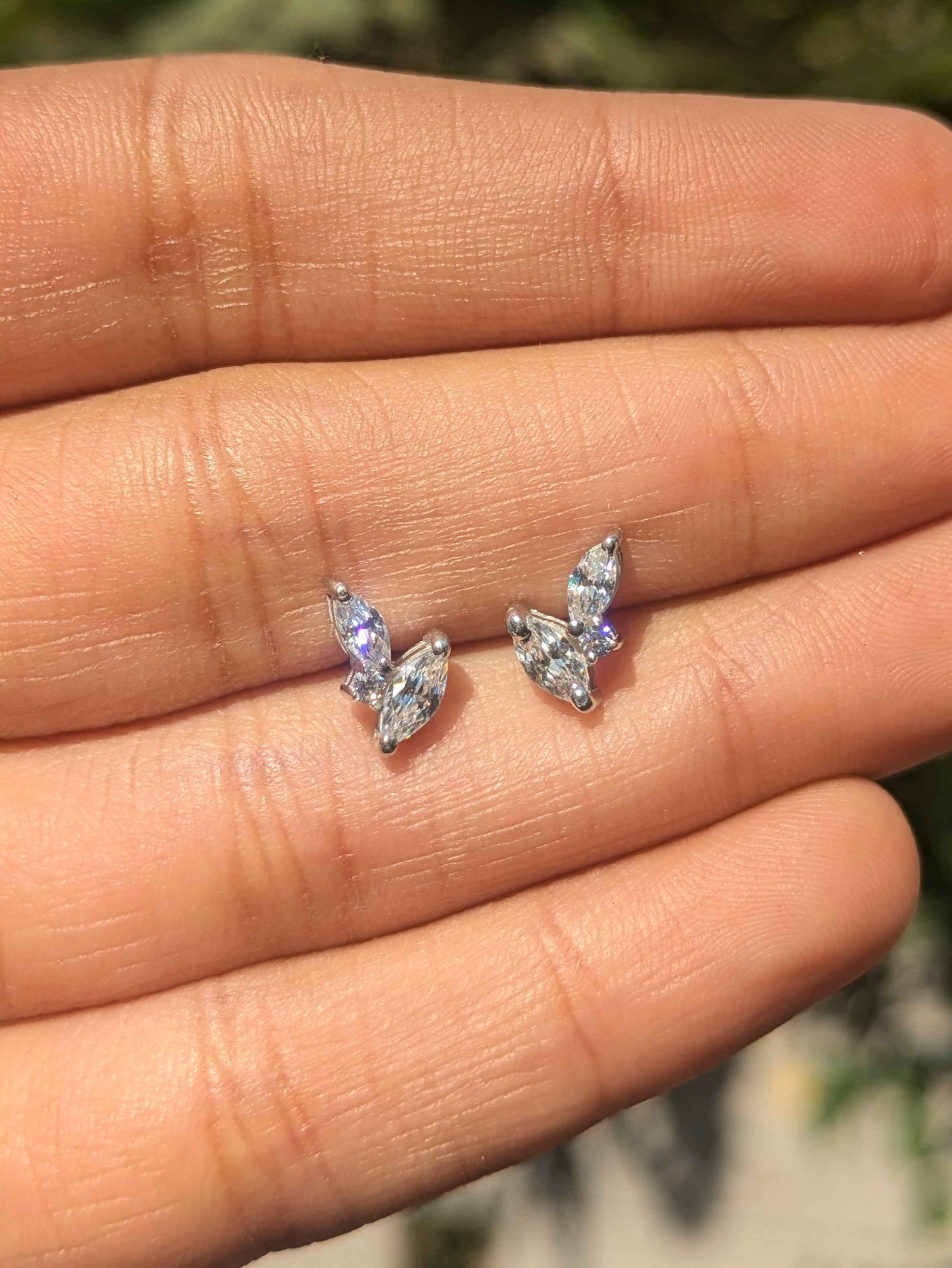 Dainty Birdie Silver Earring