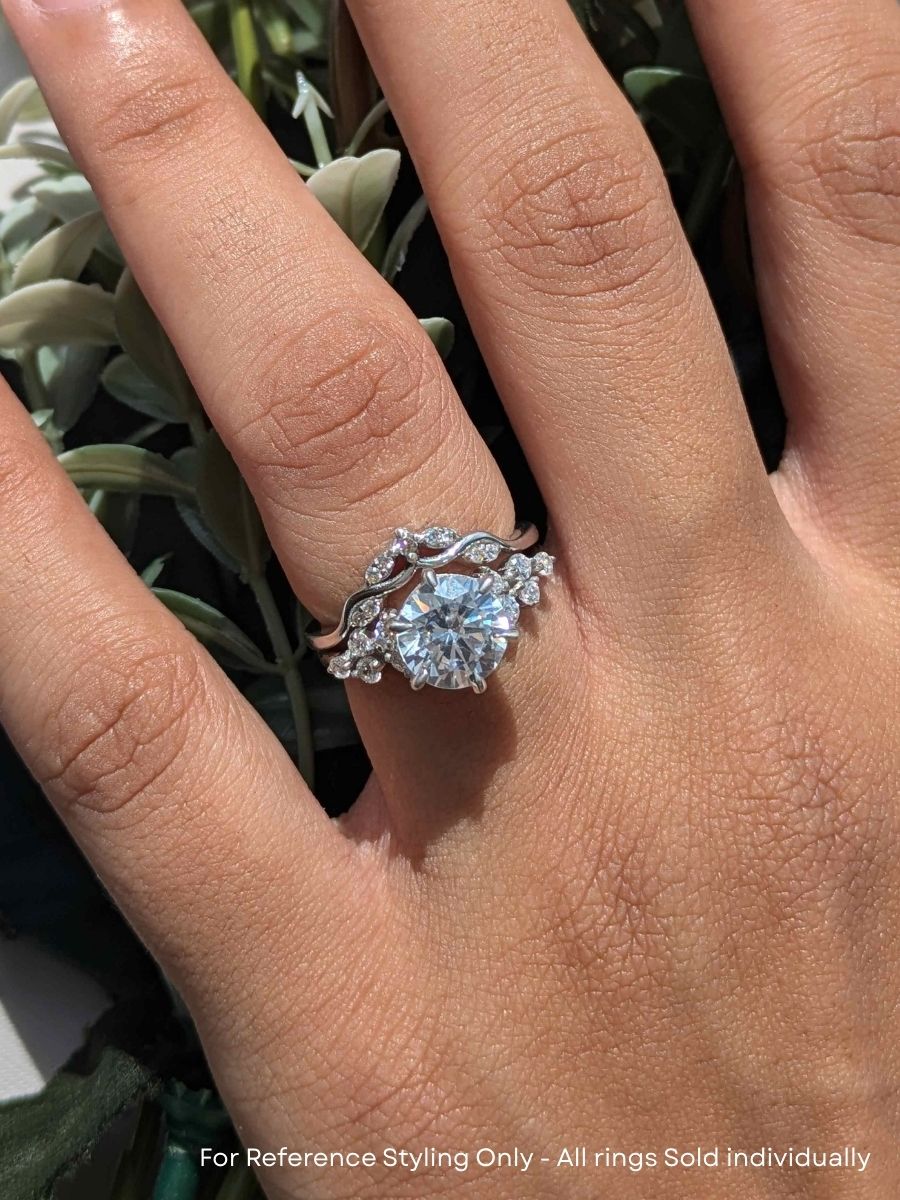 Sylphy Crown Silver Stackable Ring