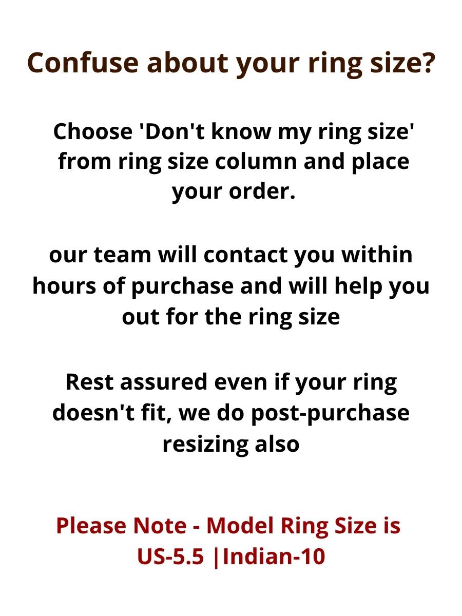 Floral Blue Silver Stackable Ring