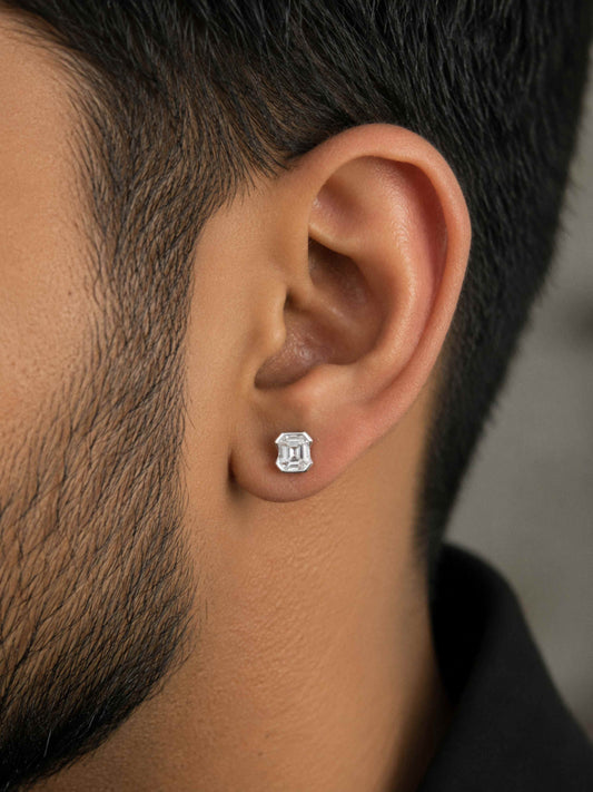 Ascher Silver Stud for Mens