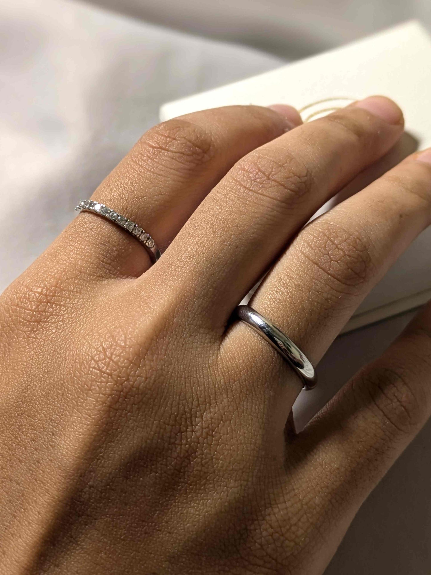 Sky Silver Sleek Band (Unisex)