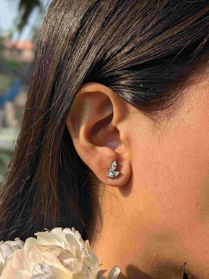 Dainty Birdie Silver Earring