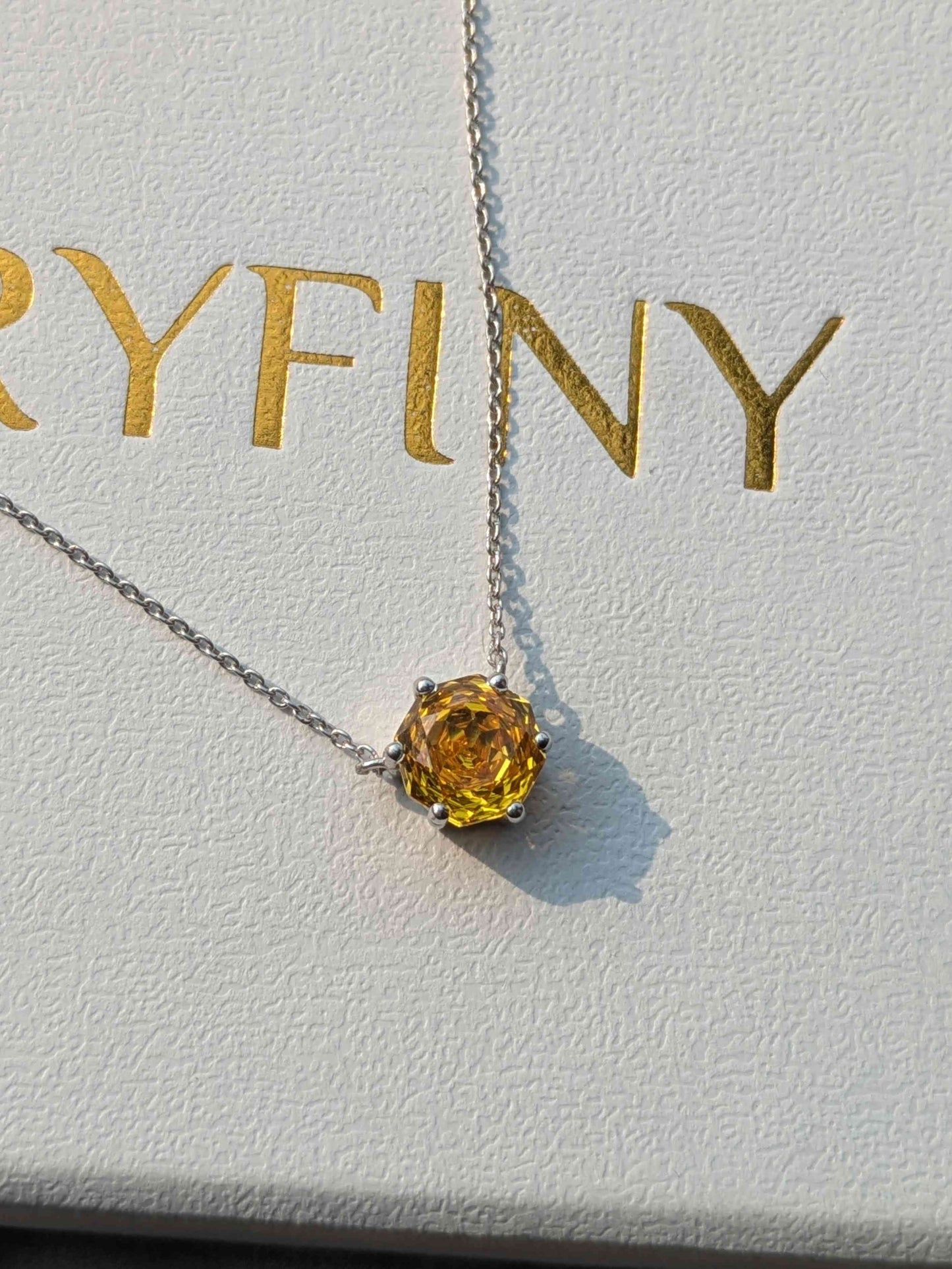 2Ct Rose Cut Yellow Round Silver Pendant For Women