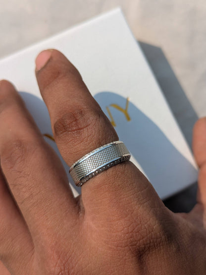 Serpent Silver Ring For Men