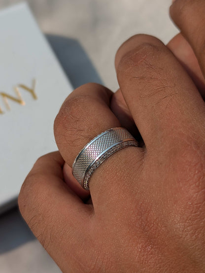 Serpent Silver Ring For Men