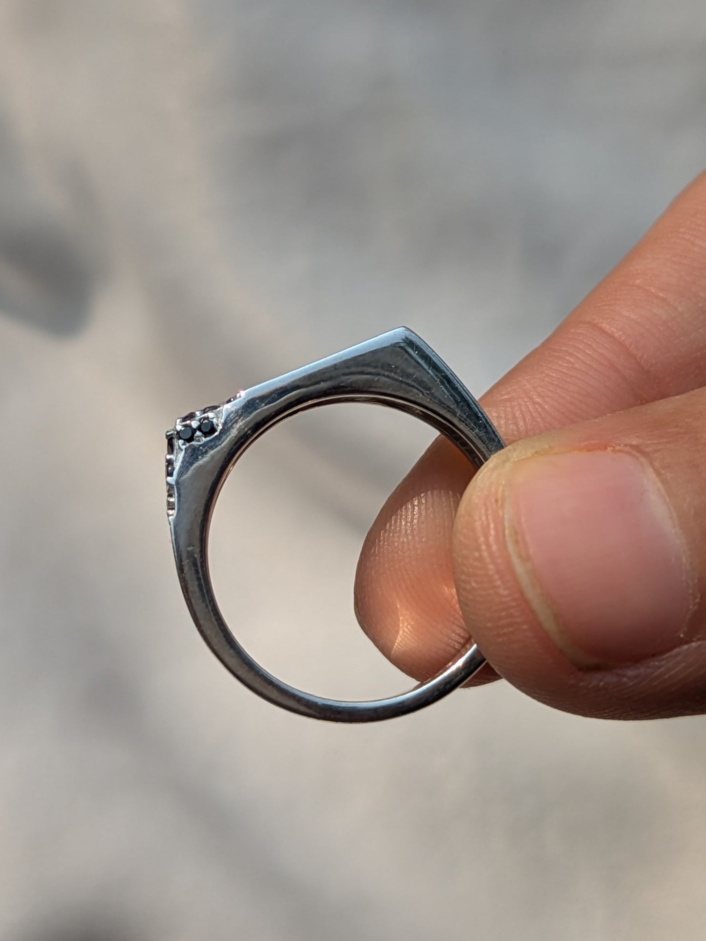 Black Panthera Silver Ring For Men