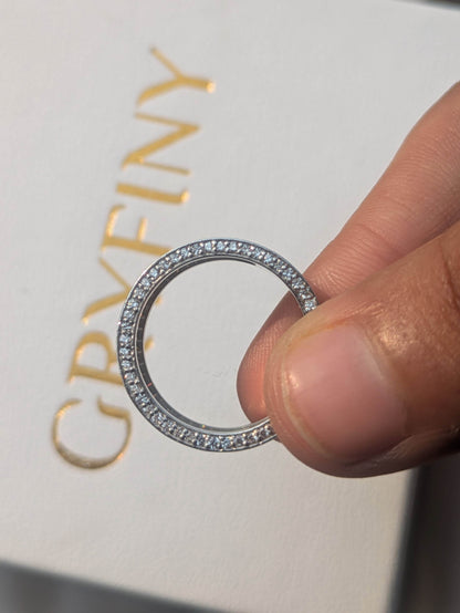 Alpha Silver Signature Band Ring For Men