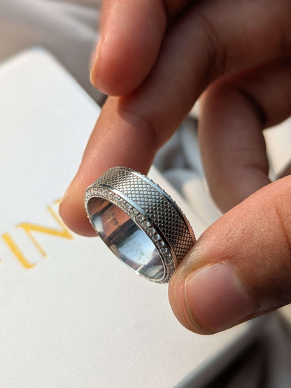 Serpent Silver Ring For Men