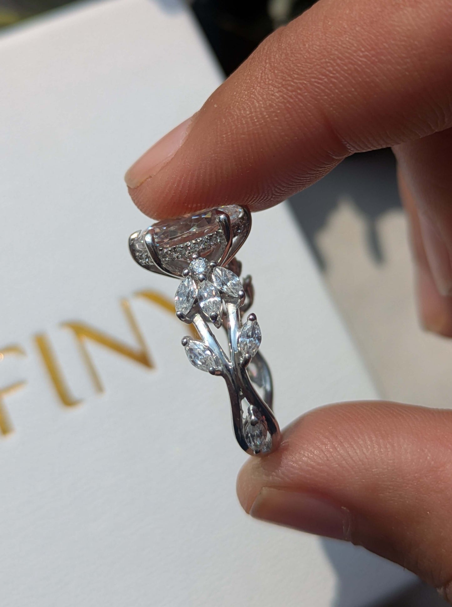 3Ct Lux Grace Oval Solitaire Silver Ring For Women